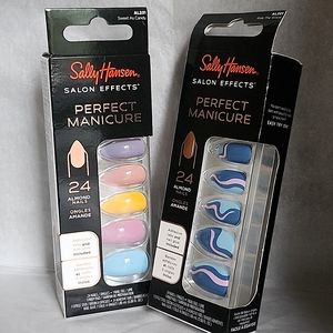 Sally Hansen Salon Effects Press On Nails Lot of 2